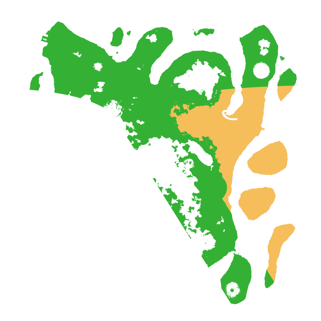Biome Rust Map: Procedural Map, Size: 3500, Seed: 5713496