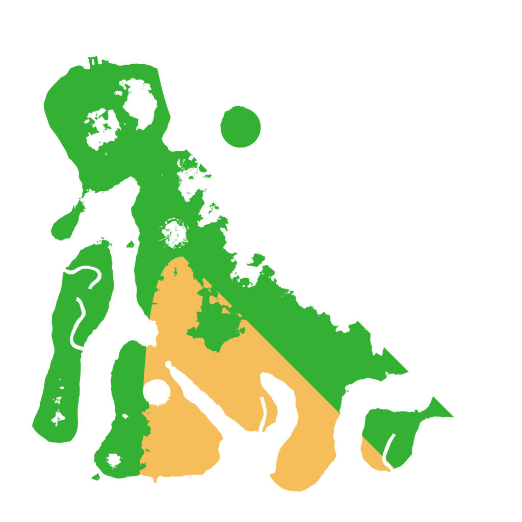 Biome Rust Map: Procedural Map, Size: 3500, Seed: 3747698