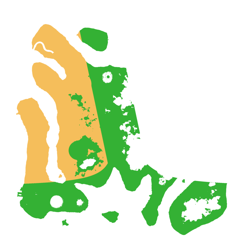 Biome Rust Map: Procedural Map, Size: 3500, Seed: 2164689