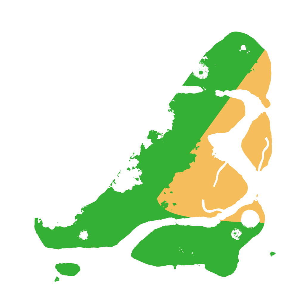 Biome Rust Map: Procedural Map, Size: 3000, Seed: 562706004
