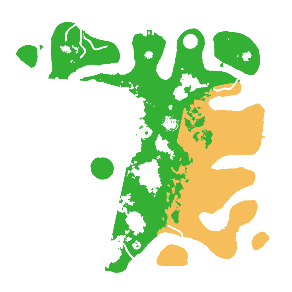 Biome Rust Map: Procedural Map, Size: 3500, Seed: 881890