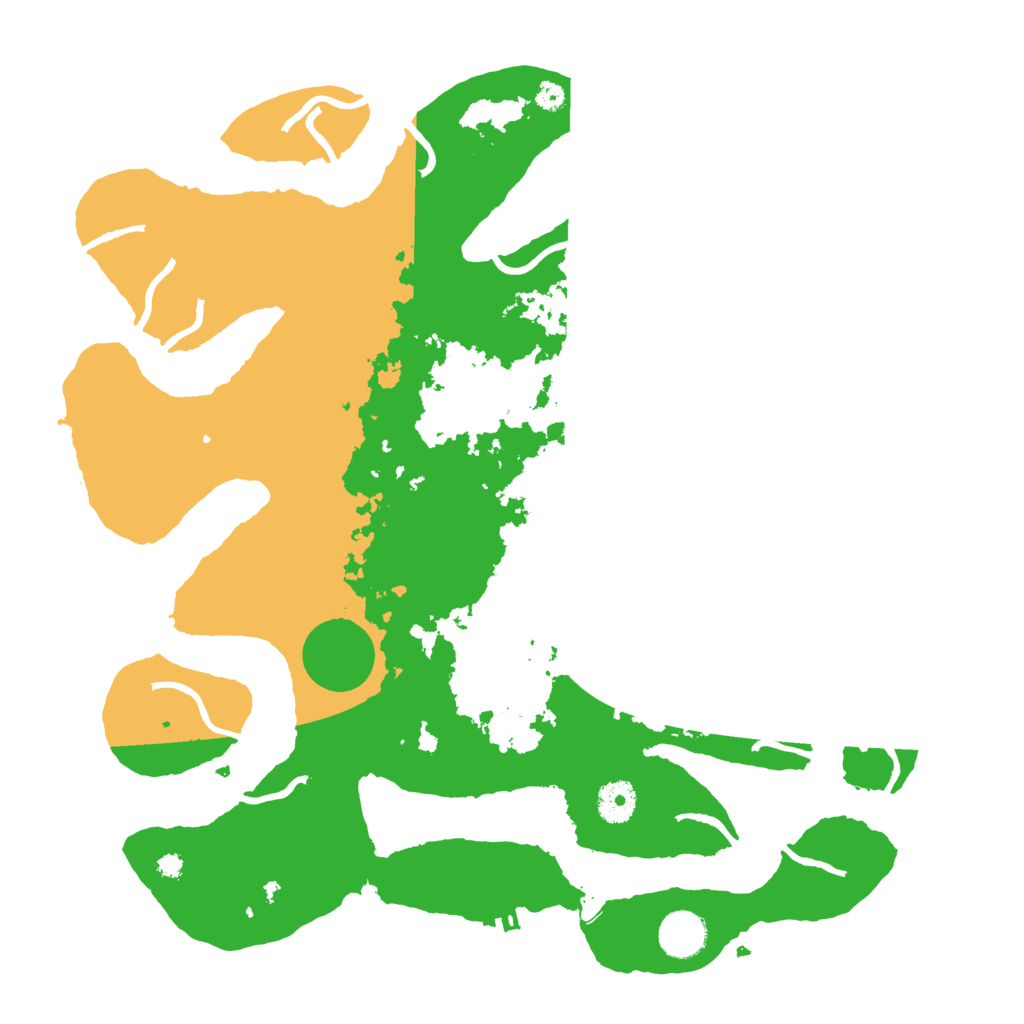 Biome Rust Map: Procedural Map, Size: 3800, Seed: 498490989