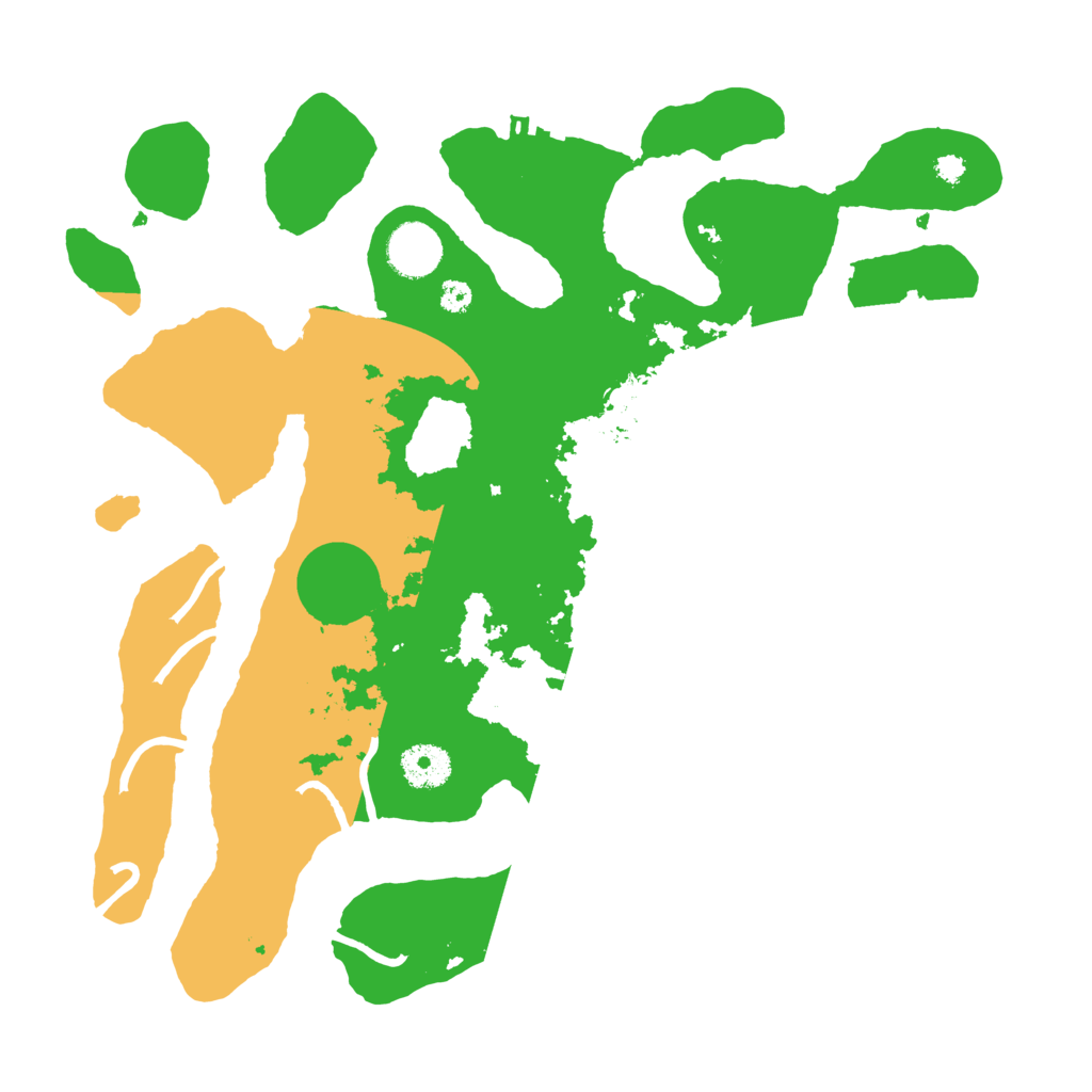 Biome Rust Map: Procedural Map, Size: 3500, Seed: 2208480