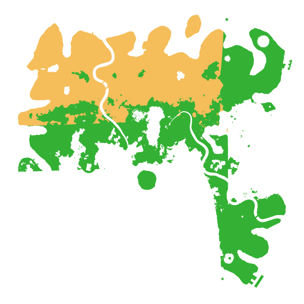 Biome Rust Map: Procedural Map, Size: 4500, Seed: 3645909