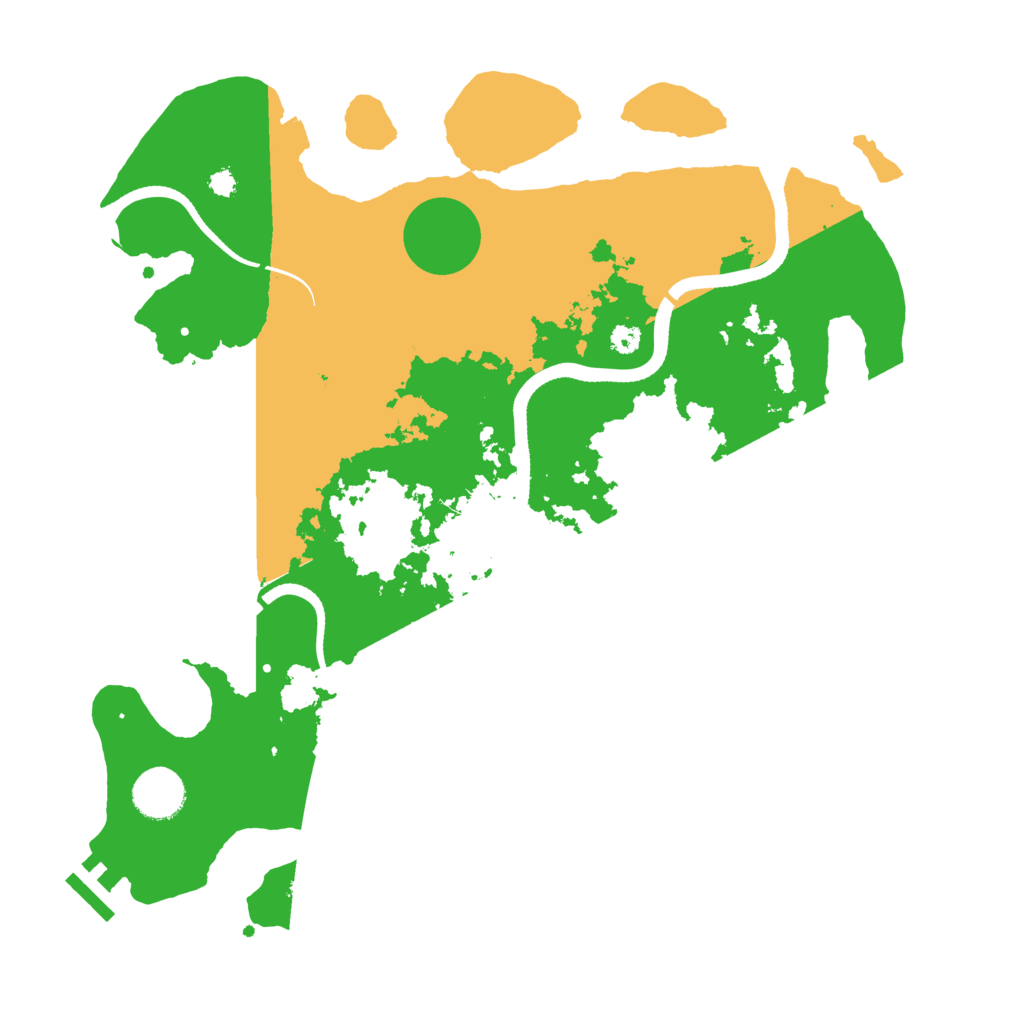 Biome Rust Map: Procedural Map, Size: 3500, Seed: 2915120