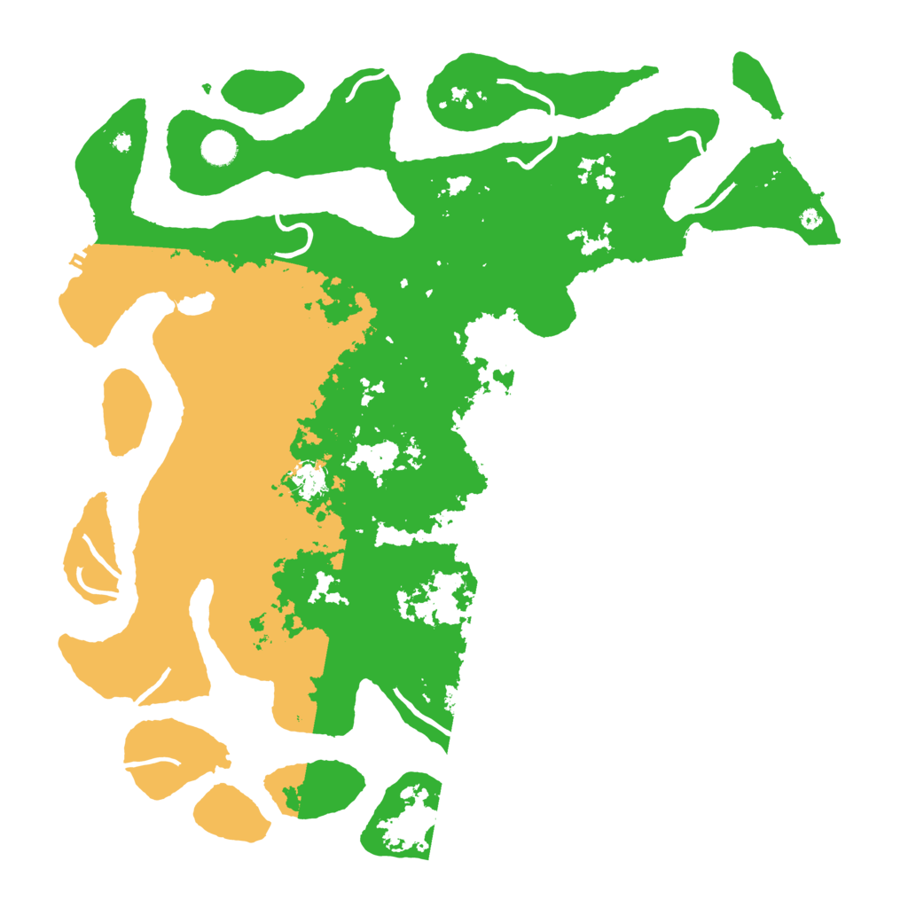 Biome Rust Map: Procedural Map, Size: 4500, Seed: 1607251