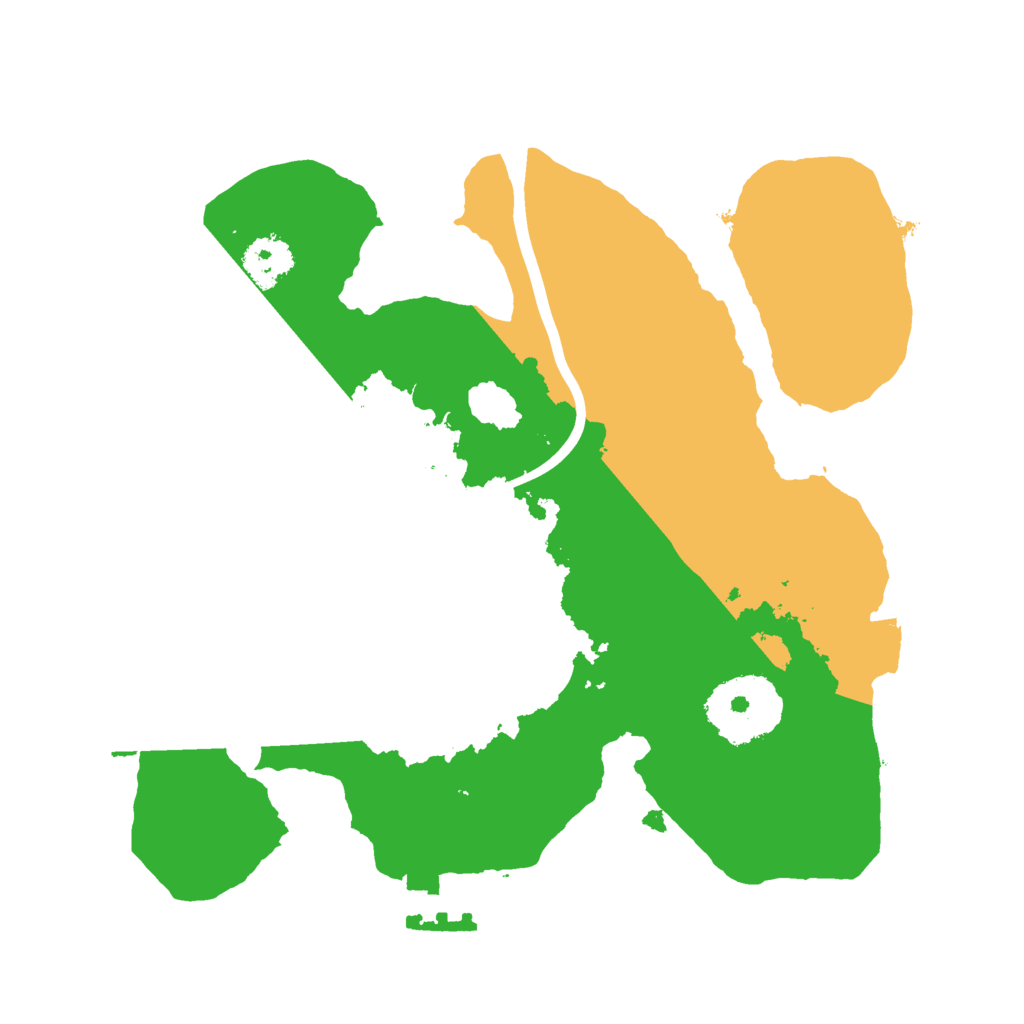 Biome Rust Map: Procedural Map, Size: 2200, Seed: 200962396