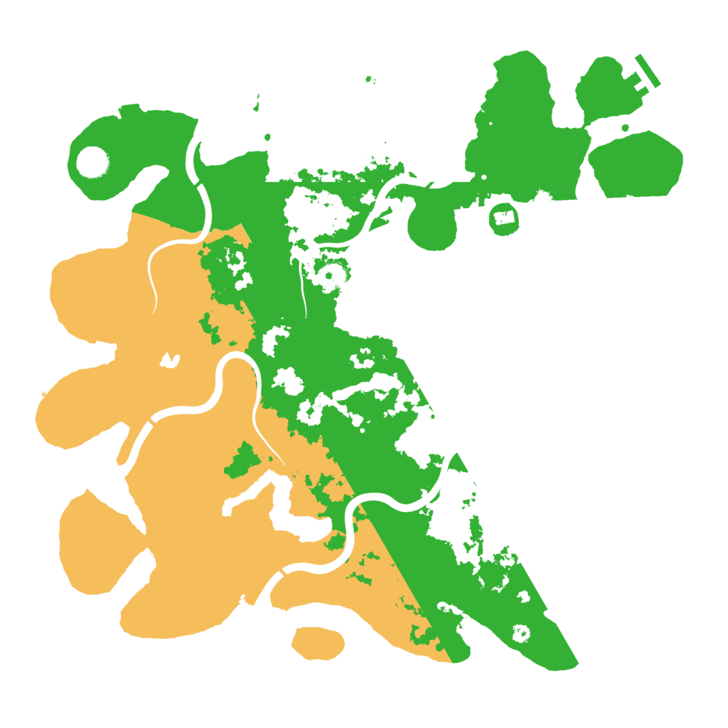 Biome Rust Map: Procedural Map, Size: 4000, Seed: 1826543926