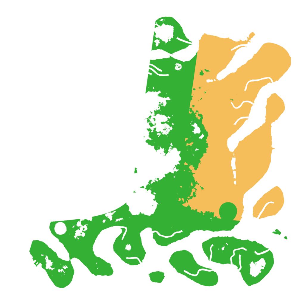 Biome Rust Map: Procedural Map, Size: 4500, Seed: 322156