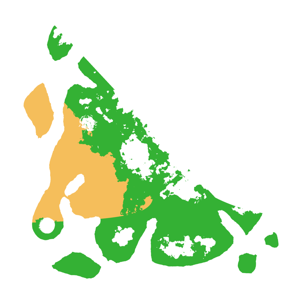 Biome Rust Map: Barren, Size: 3500, Seed: 4370723