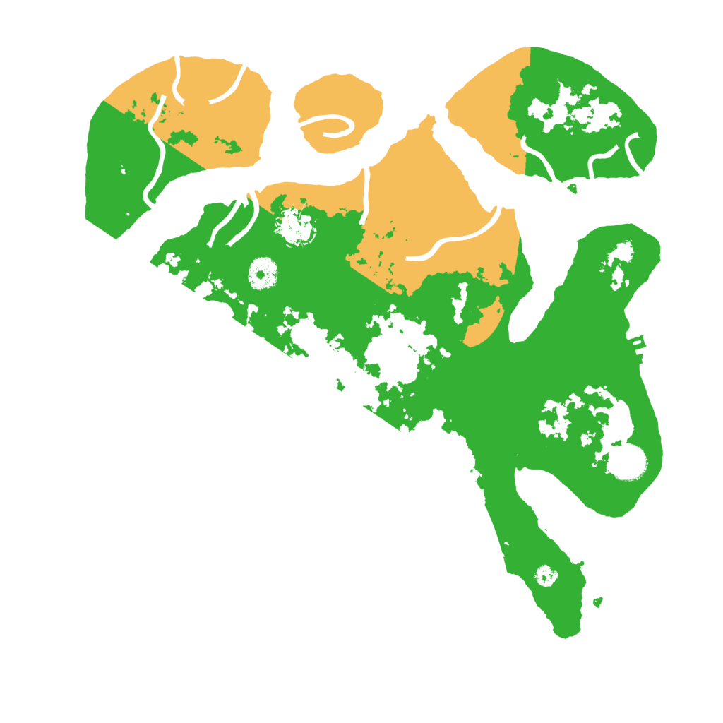 Biome Rust Map: Procedural Map, Size: 3500, Seed: 3159973