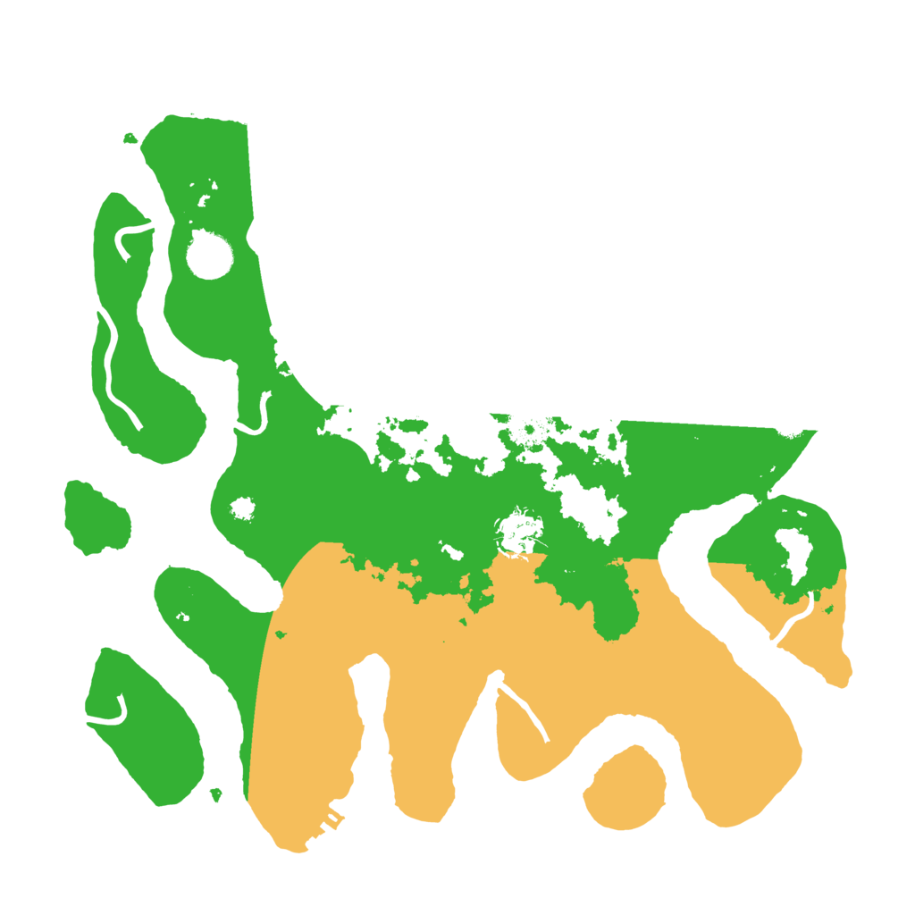 Biome Rust Map: Procedural Map, Size: 3500, Seed: 1575821