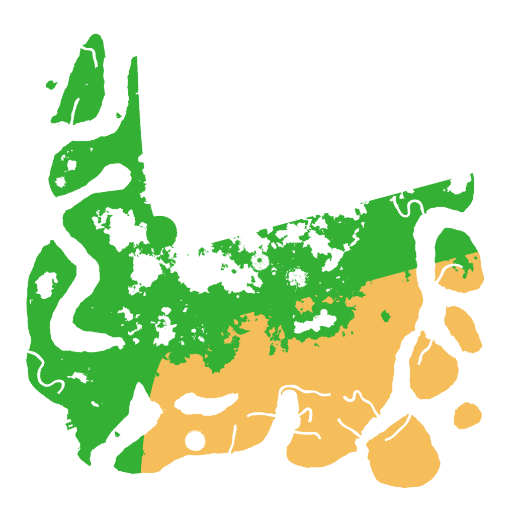 Biome Rust Map: Procedural Map, Size: 4500, Seed: 1313170232