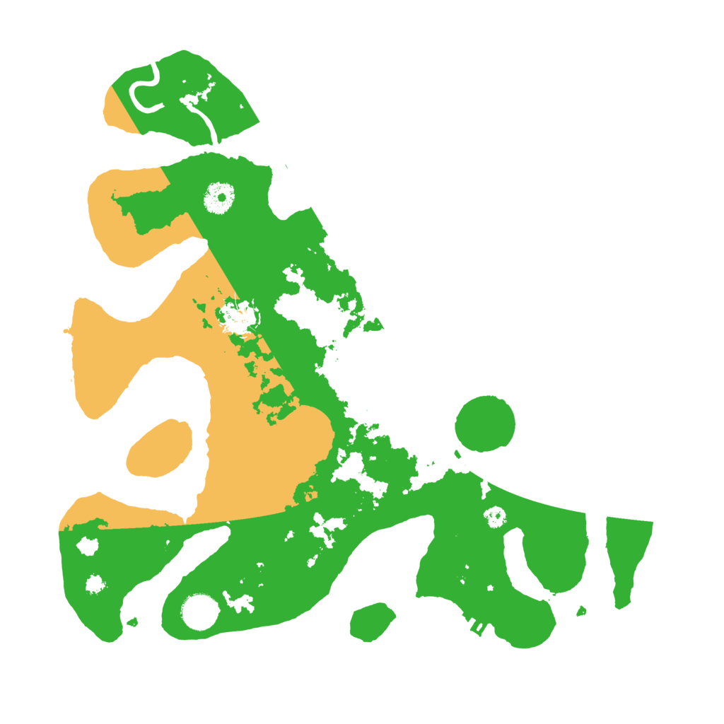 Biome Rust Map: Procedural Map, Size: 3500, Seed: 2998999