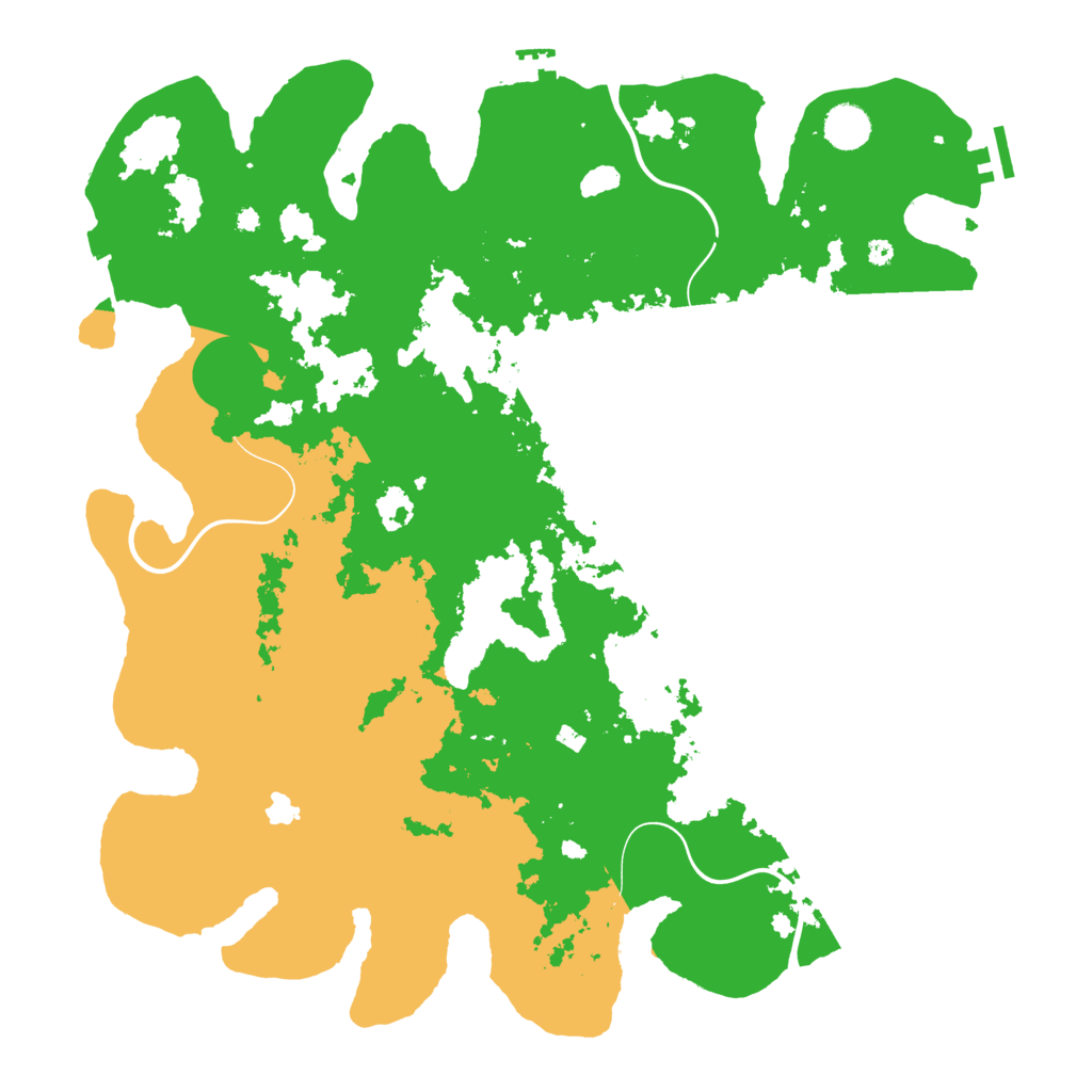 Biome Rust Map: Procedural Map, Size: 4200, Seed: 420