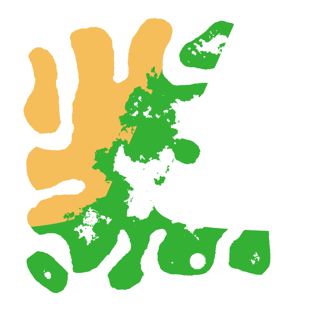 Biome Rust Map: Barren, Size: 3500, Seed: 6034638