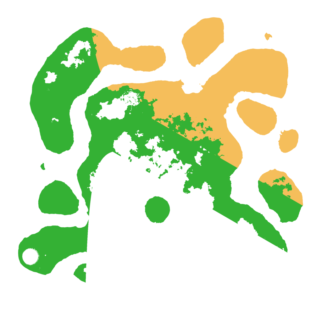 Biome Rust Map: Barren, Size: 3500, Seed: 2367928