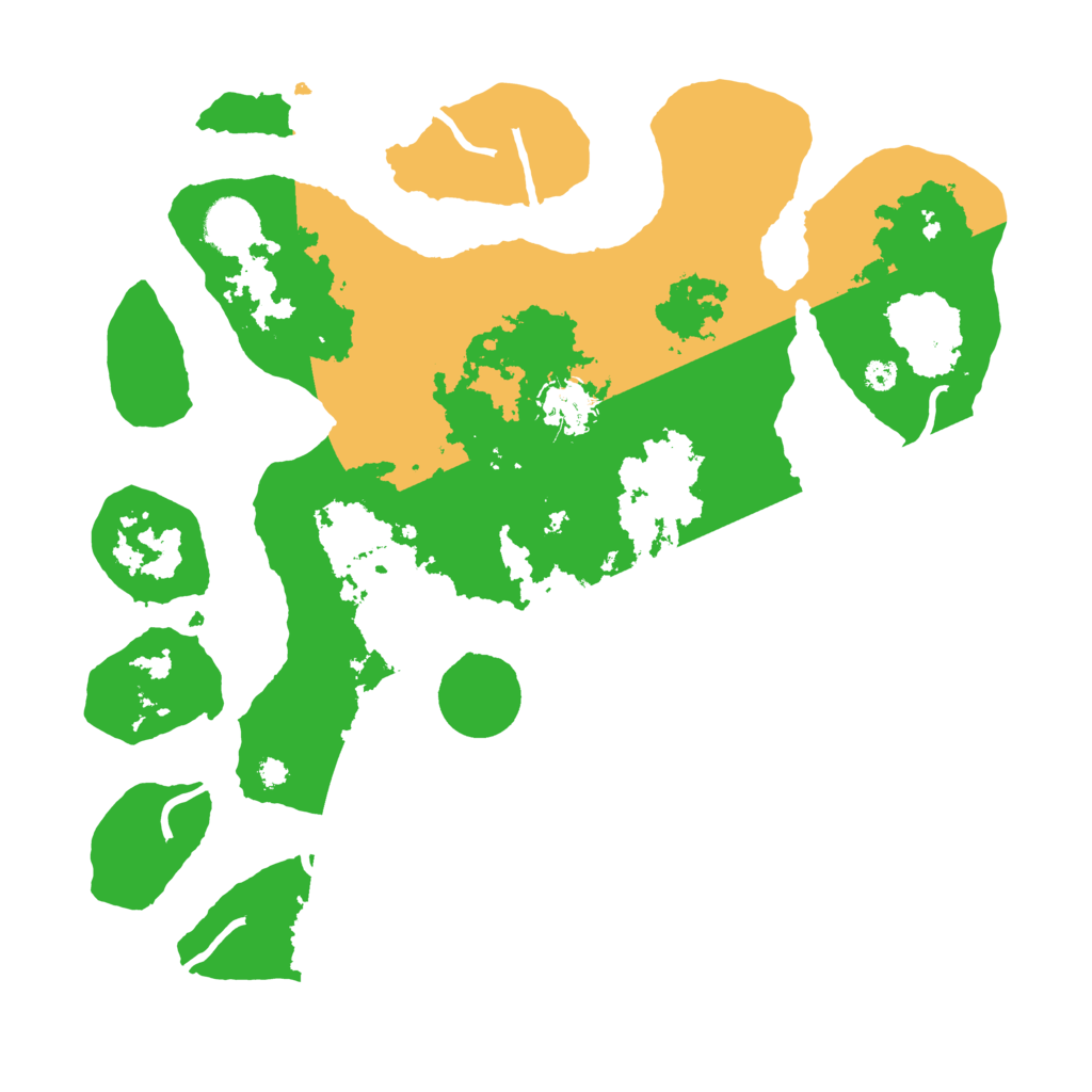 Biome Rust Map: Procedural Map, Size: 3500, Seed: 3526415