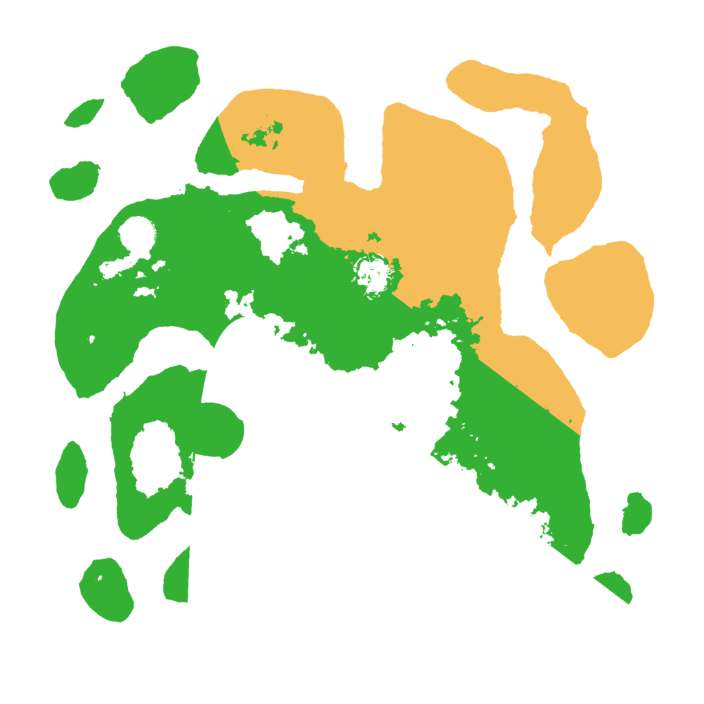 Biome Rust Map: Barren, Size: 3500, Seed: 4091018