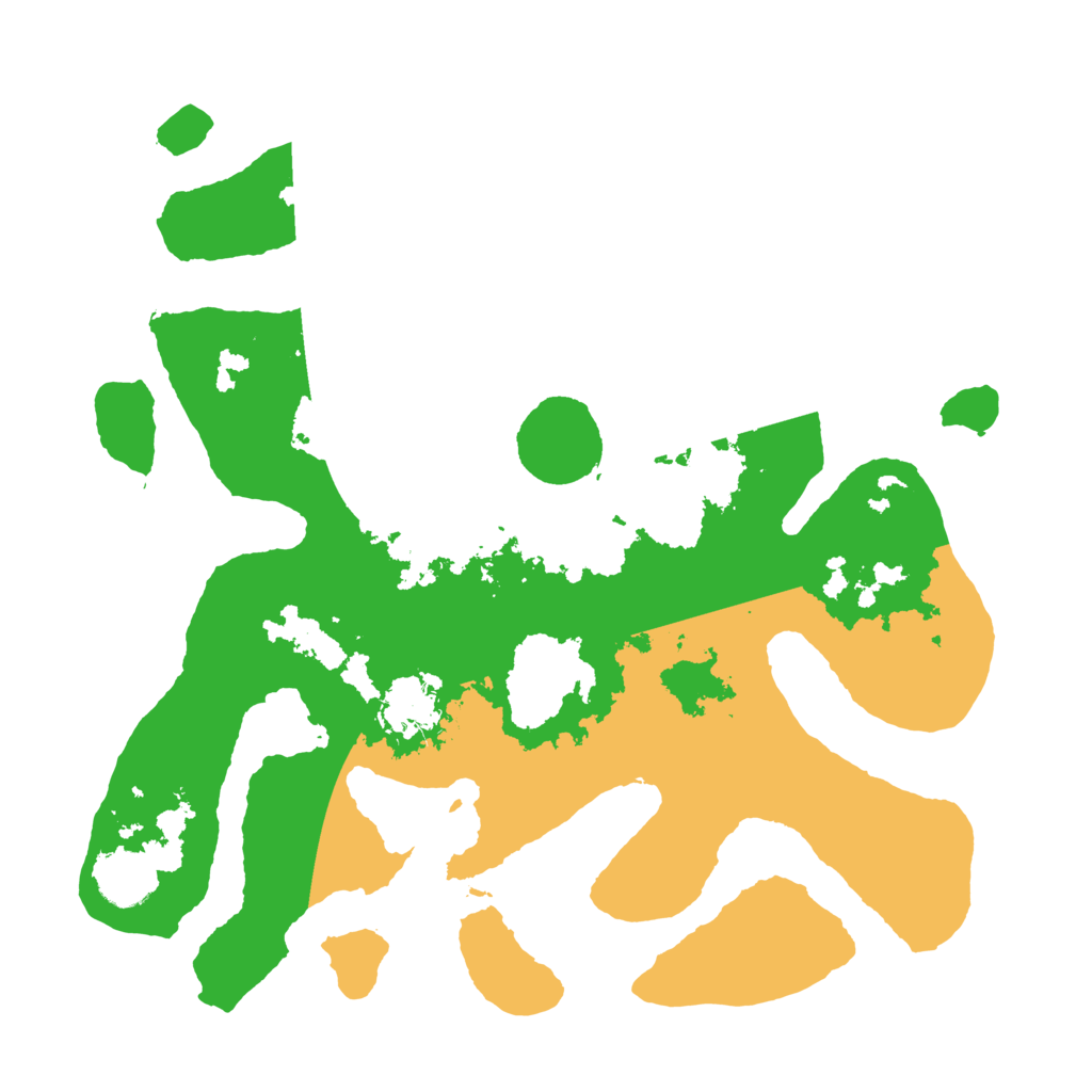 Biome Rust Map: Barren, Size: 3500, Seed: 5415458