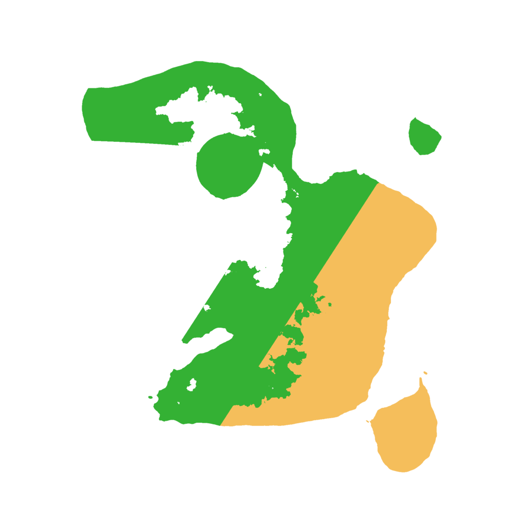 Biome Rust Map: Barren, Size: 2200, Seed: 6