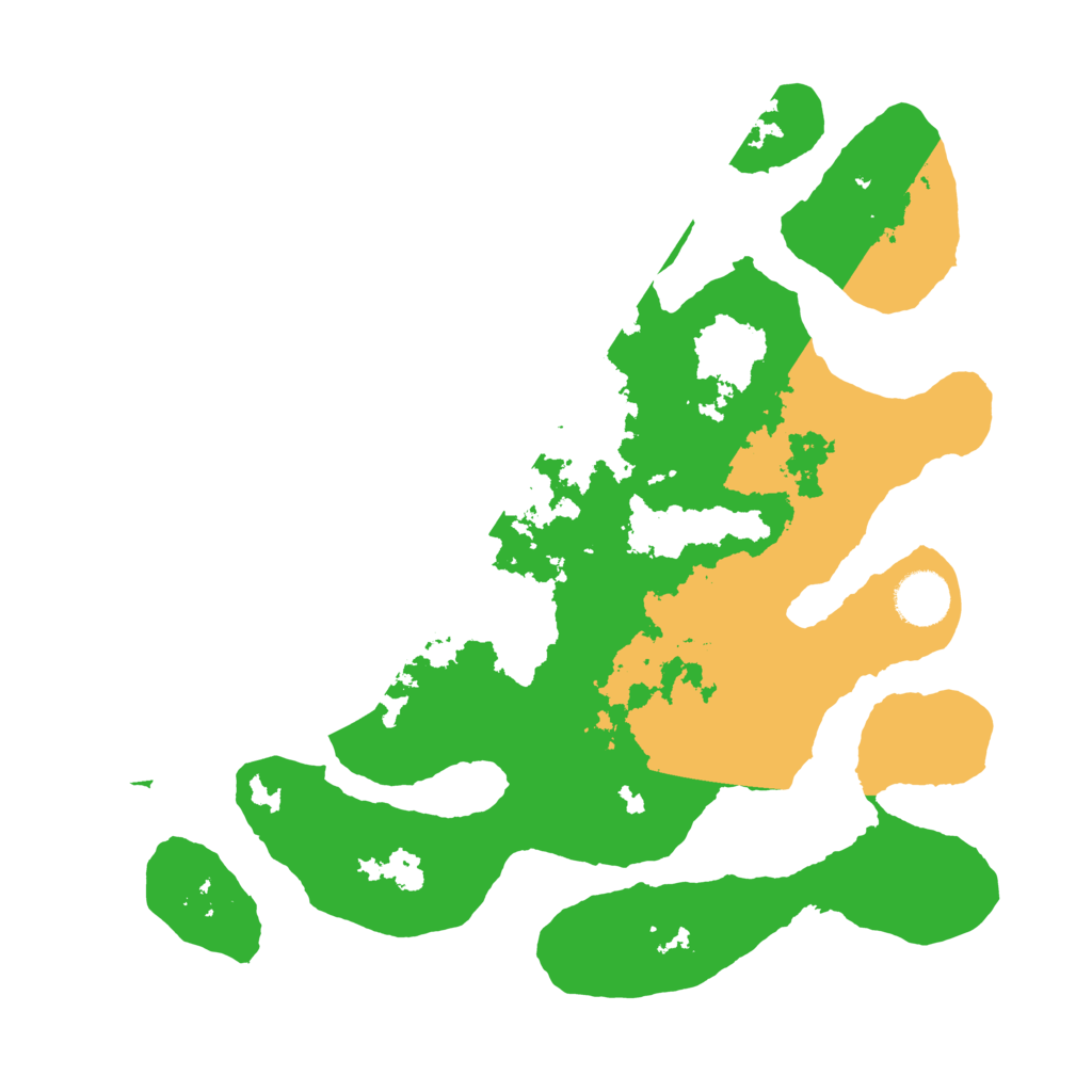 Biome Rust Map: Barren, Size: 3500, Seed: 5150264