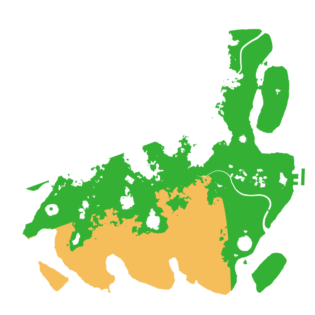 Biome Rust Map: Procedural Map, Size: 3800, Seed: 1036192940