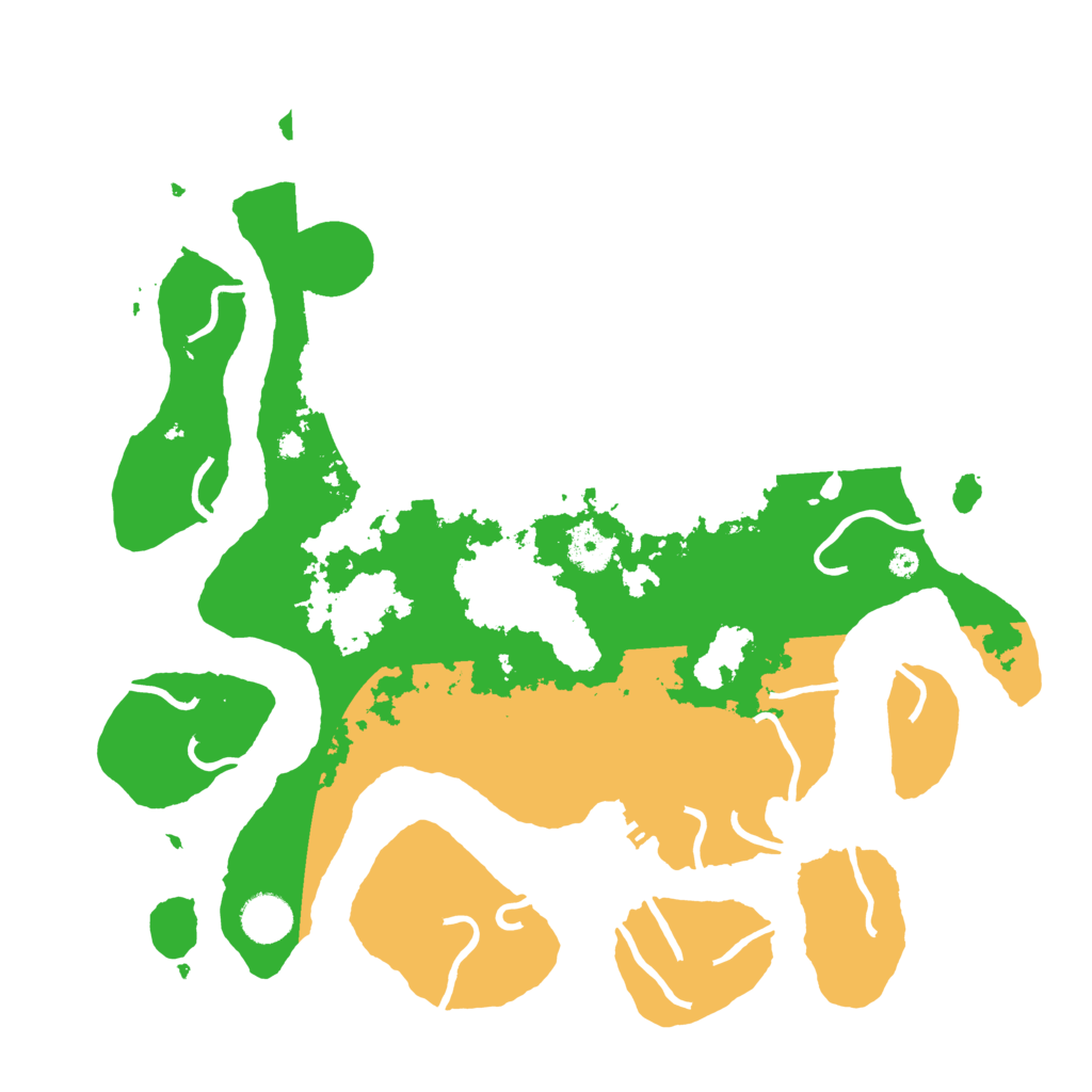 Biome Rust Map: Procedural Map, Size: 3850, Seed: 391225274