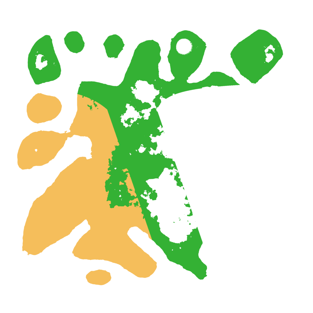 Biome Rust Map: Barren, Size: 3500, Seed: 4875892