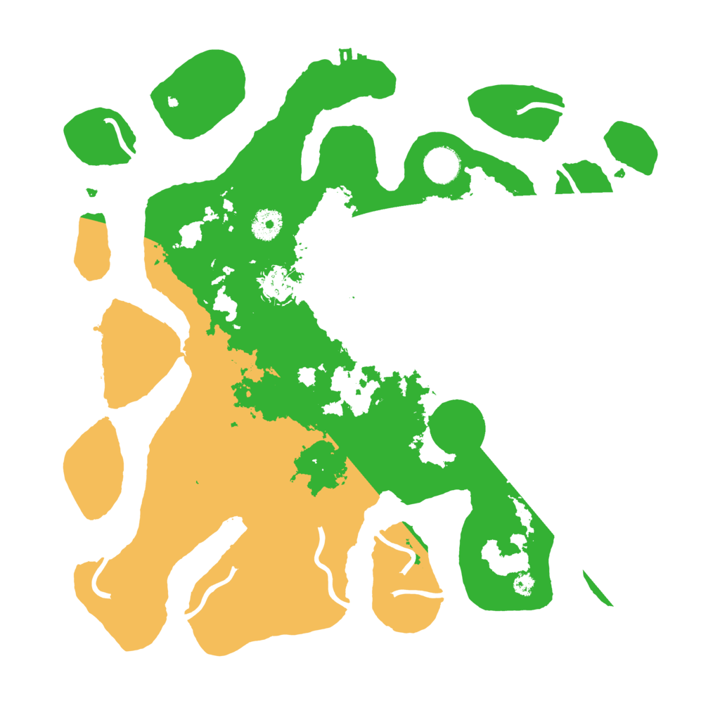 Biome Rust Map: Procedural Map, Size: 3500, Seed: 4713590