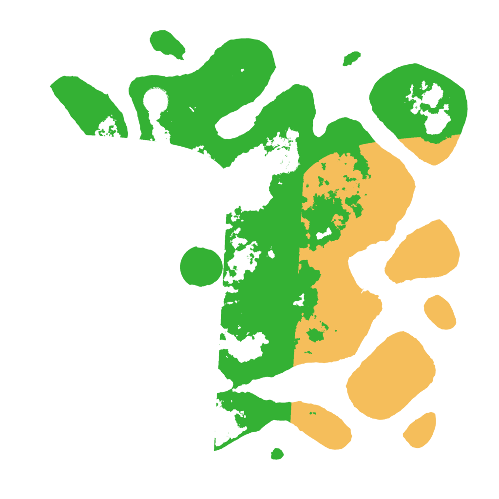 Biome Rust Map: Barren, Size: 3500, Seed: 5499120