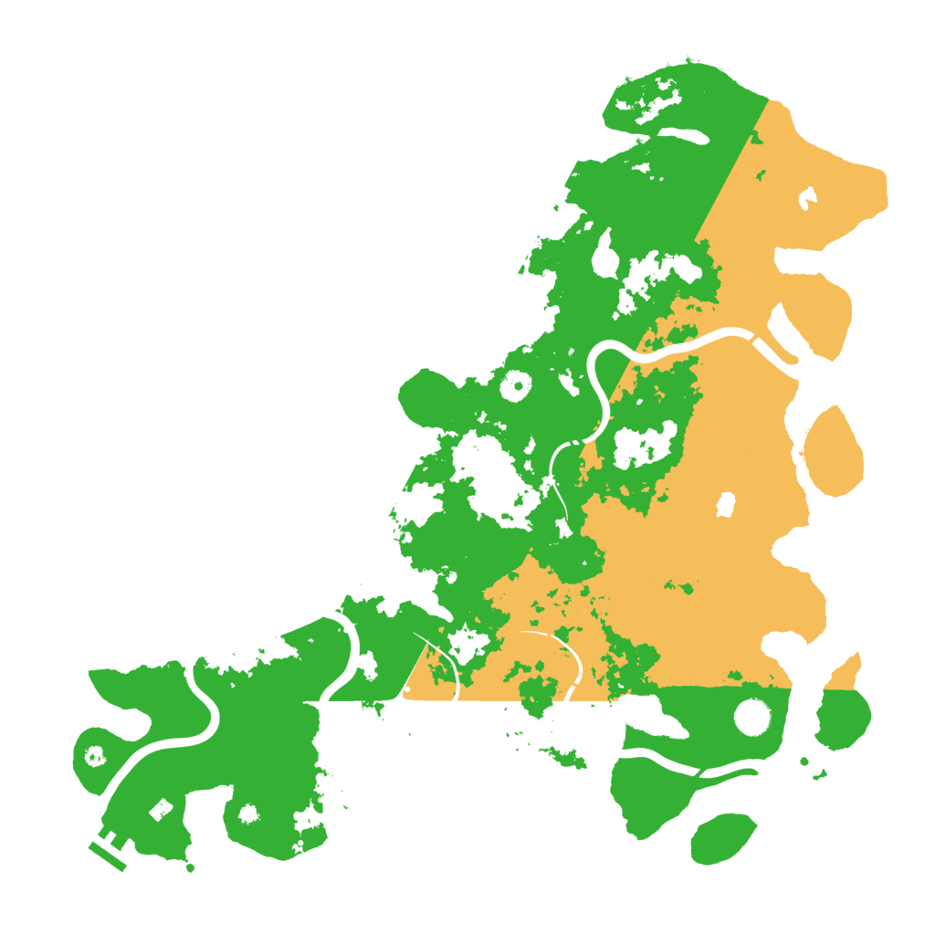 Biome Rust Map: Procedural Map, Size: 4500, Seed: 495265017