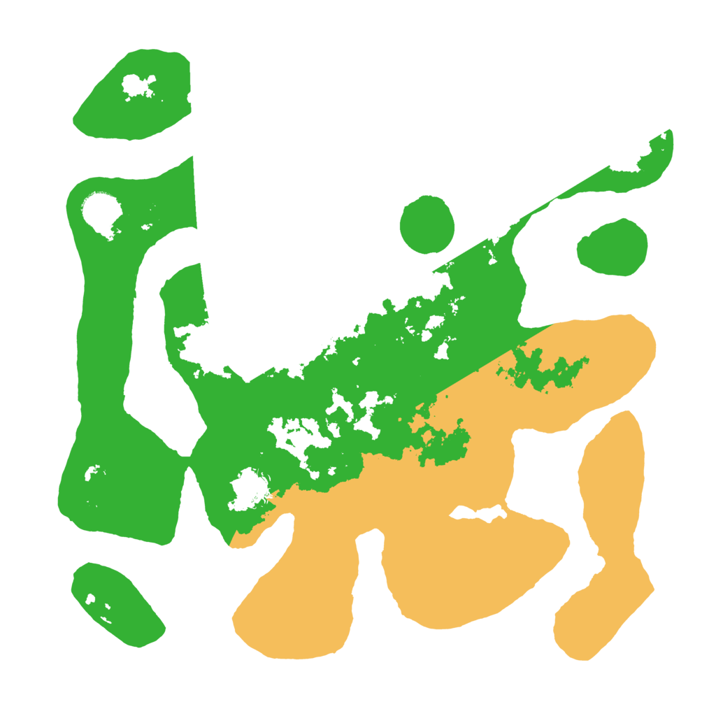 Biome Rust Map: Barren, Size: 3500, Seed: 3374084