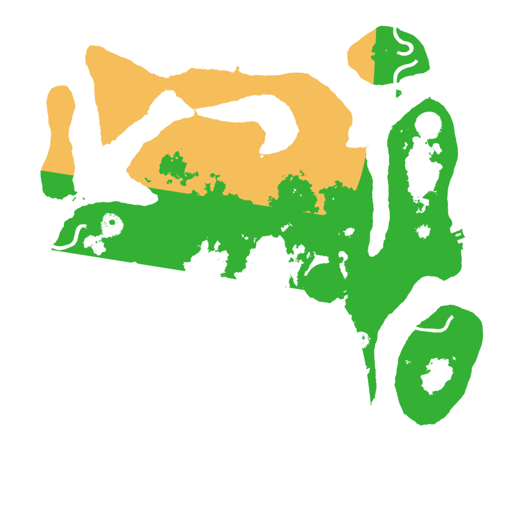 Biome Rust Map: Procedural Map, Size: 3500, Seed: 1694953