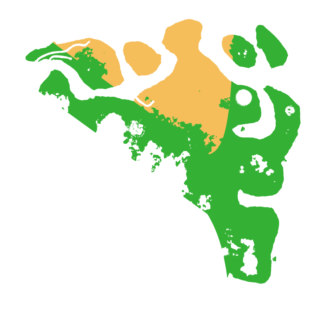 Biome Rust Map: Procedural Map, Size: 3500, Seed: 291785