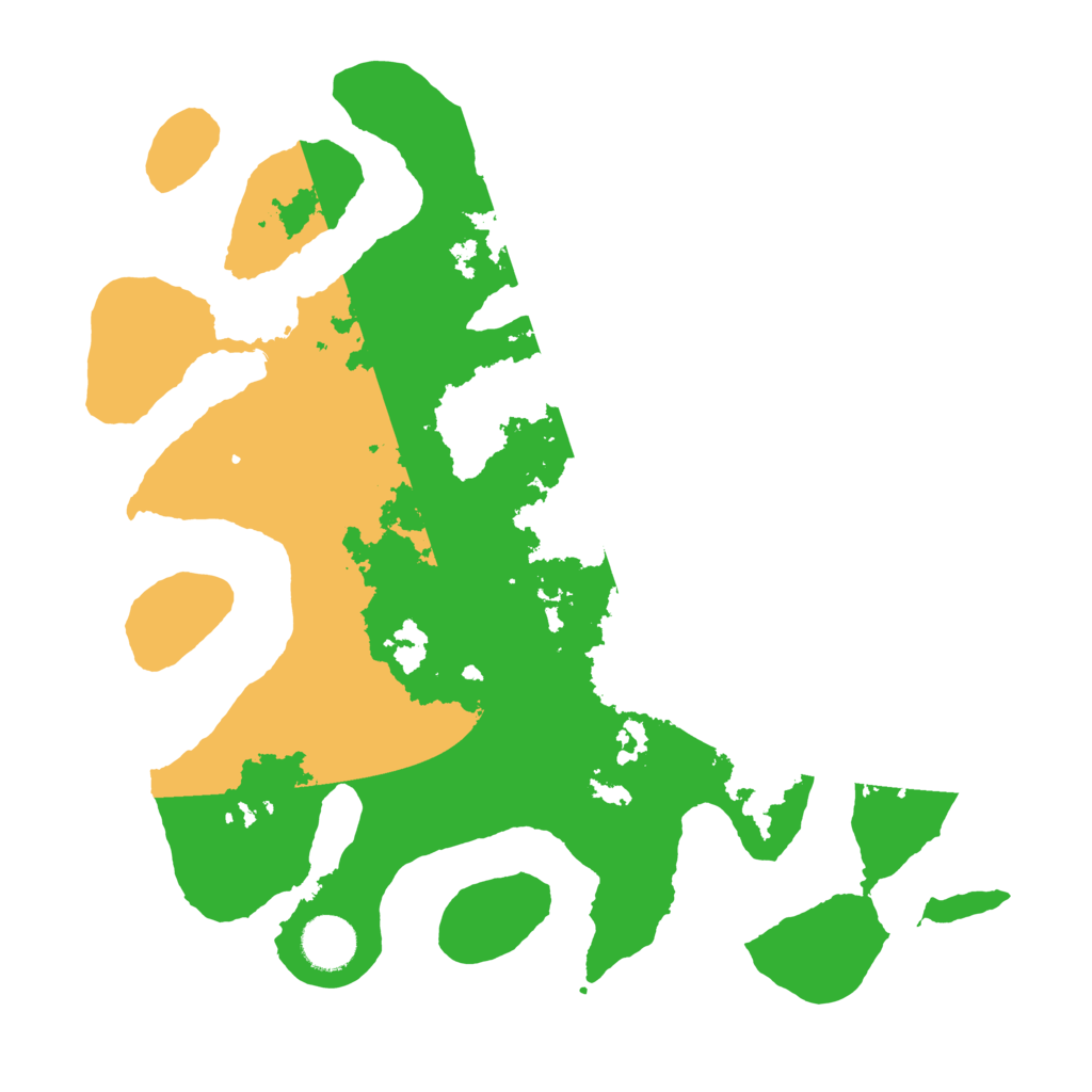 Biome Rust Map: Barren, Size: 3500, Seed: 5610737