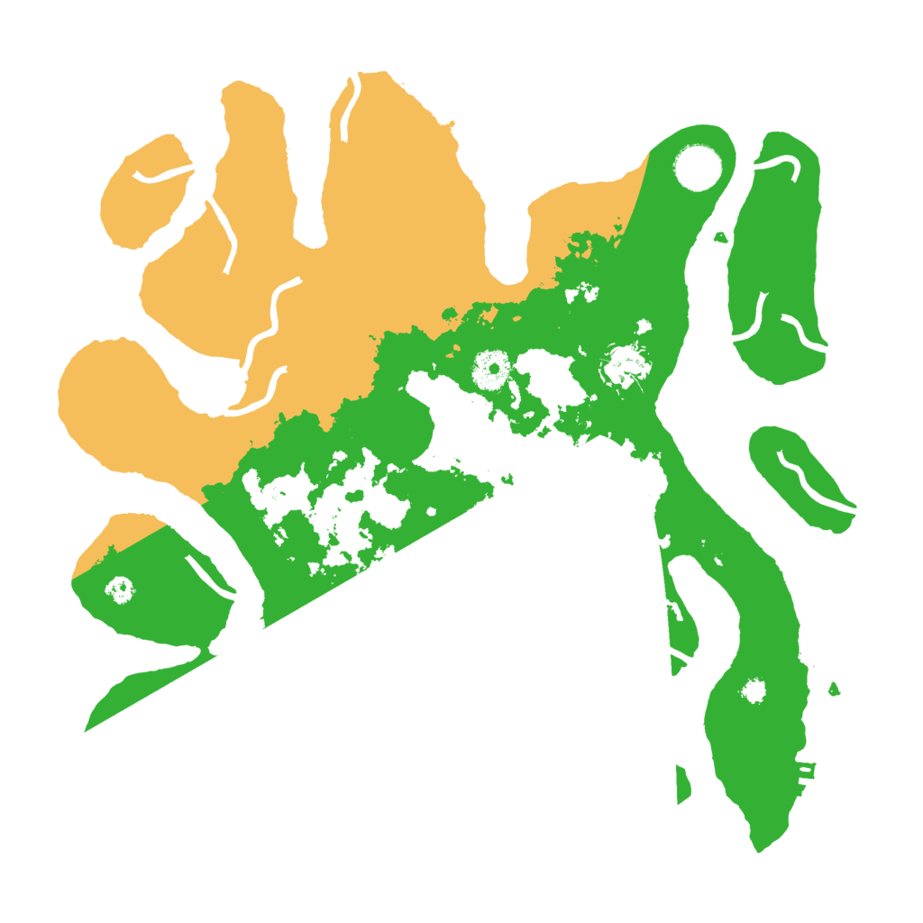 Biome Rust Map: Procedural Map, Size: 3500, Seed: 971959