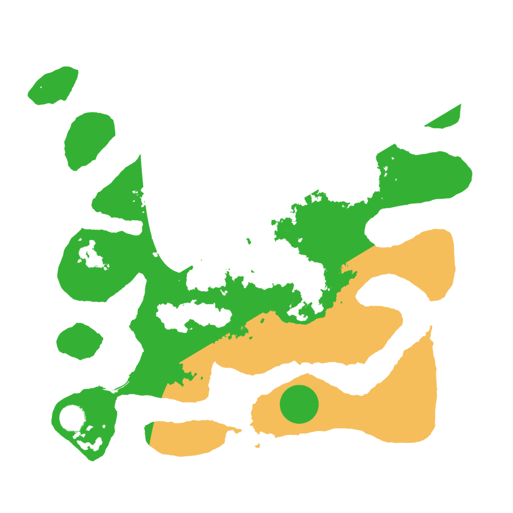 Biome Rust Map: Barren, Size: 3500, Seed: 2617555