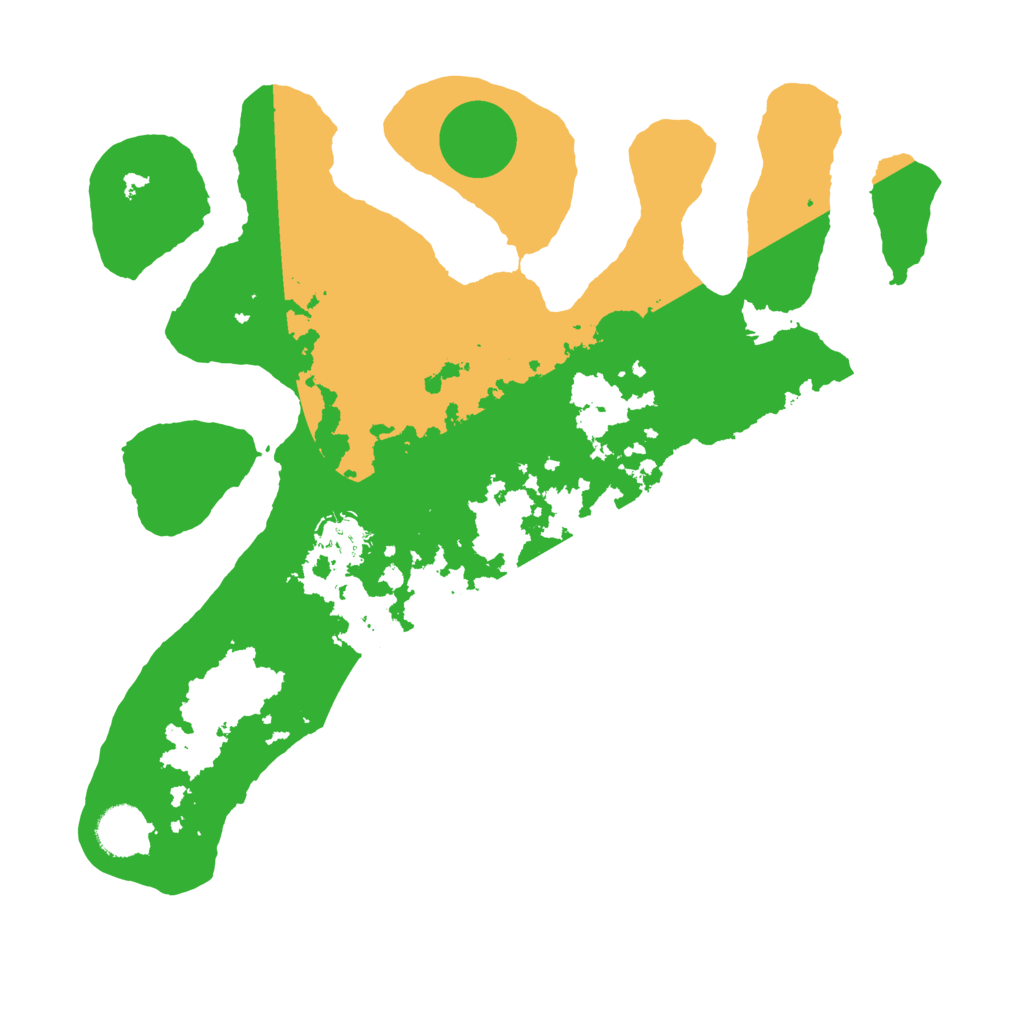 Biome Rust Map: Barren, Size: 3500, Seed: 2256332