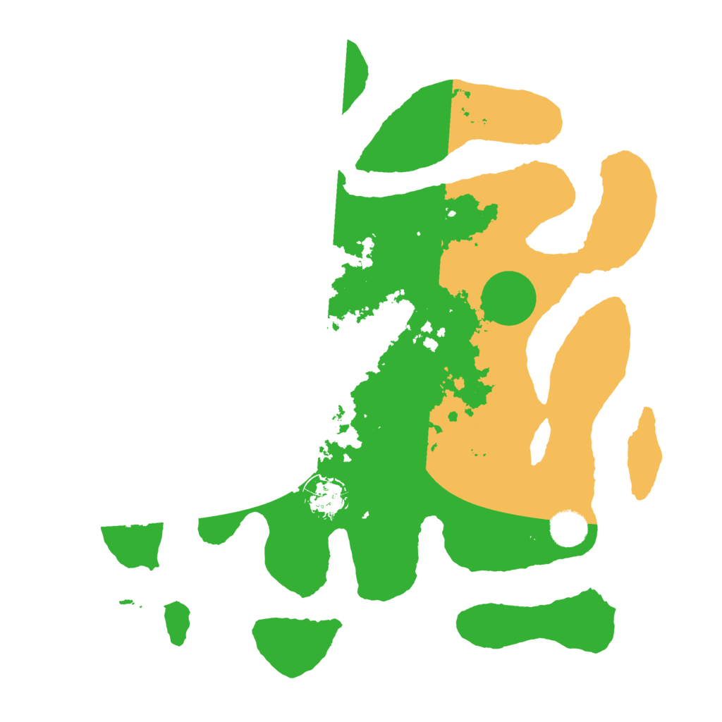 Biome Rust Map: Barren, Size: 3500, Seed: 6320605