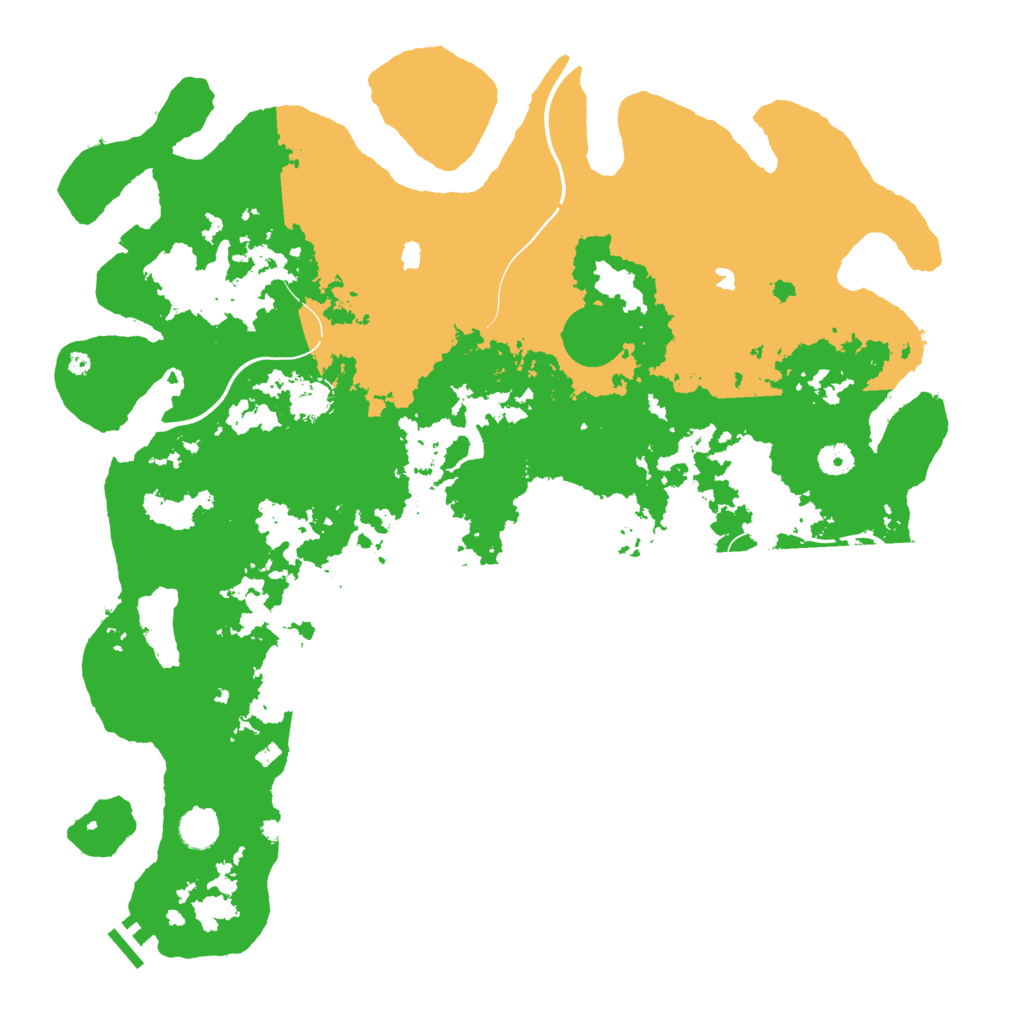 Biome Rust Map: Procedural Map, Size: 4500, Seed: 3551635