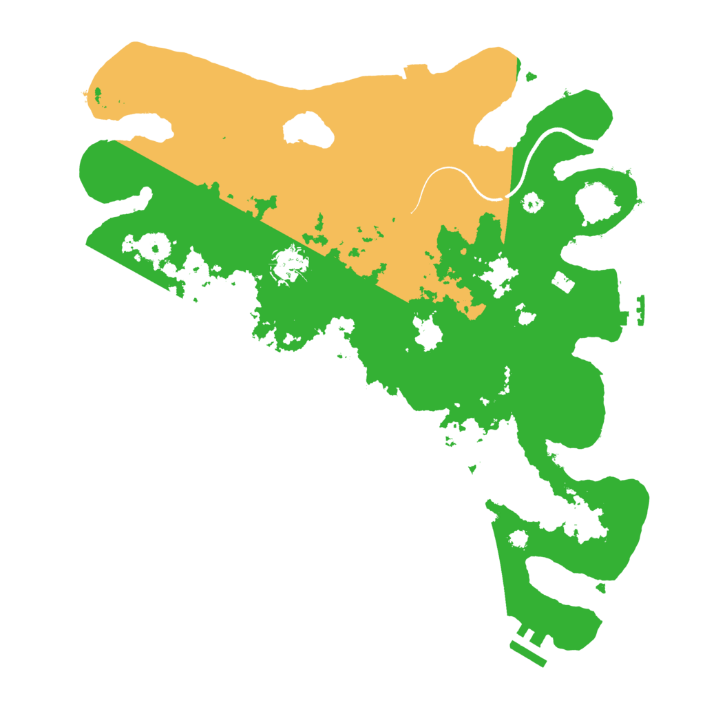 Biome Rust Map: Procedural Map, Size: 3500, Seed: 897545