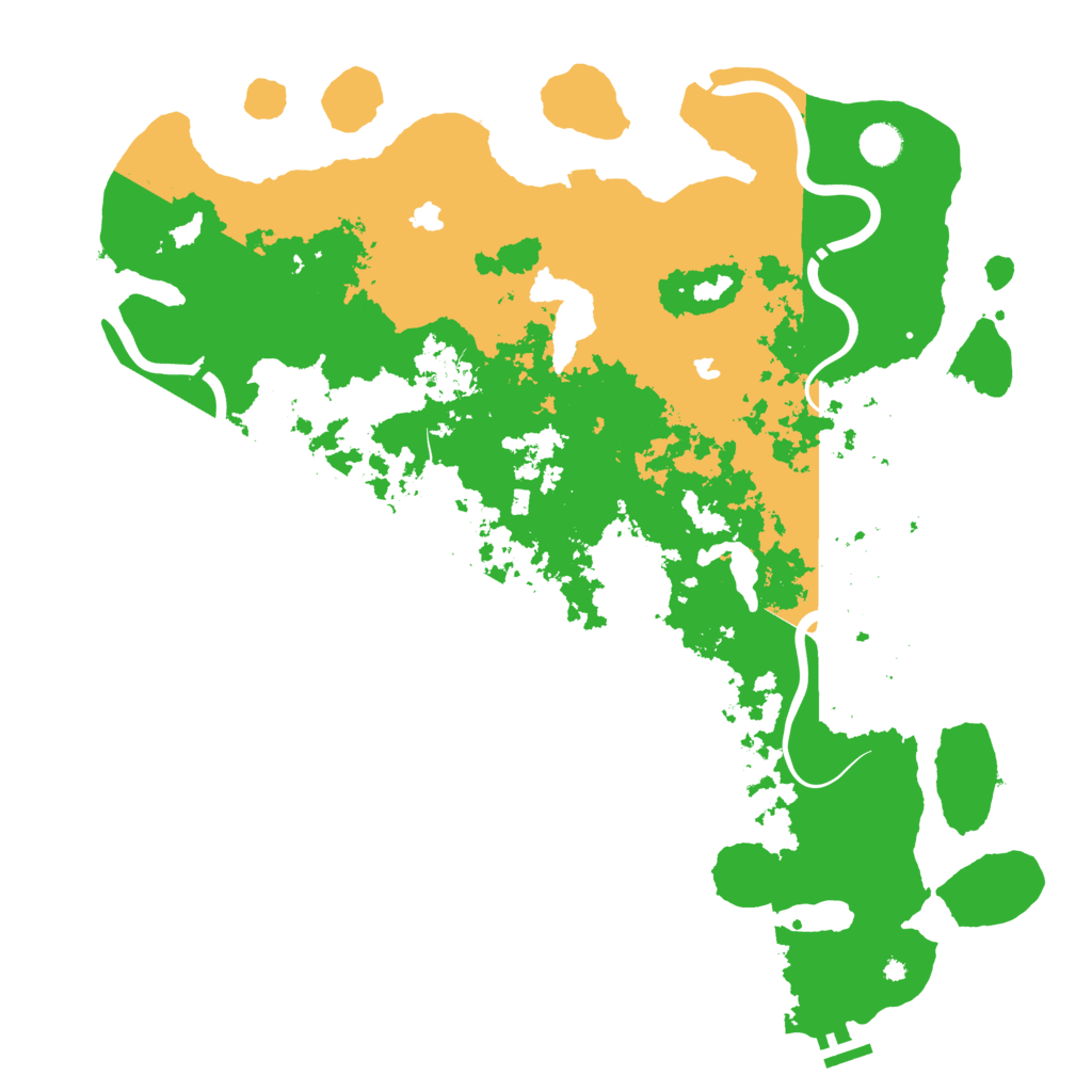 Biome Rust Map: Procedural Map, Size: 4500, Seed: 4986019