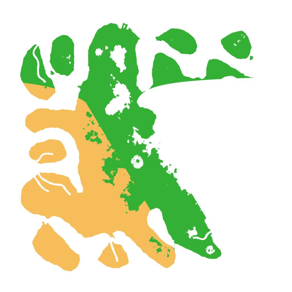 Biome Rust Map: Procedural Map, Size: 3500, Seed: 5791613