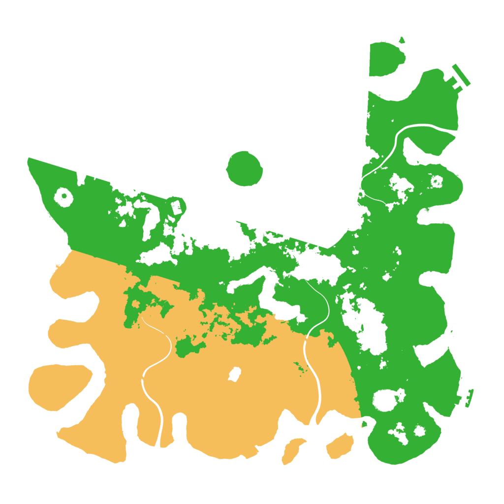 Biome Rust Map: Procedural Map, Size: 4050, Seed: 601365259