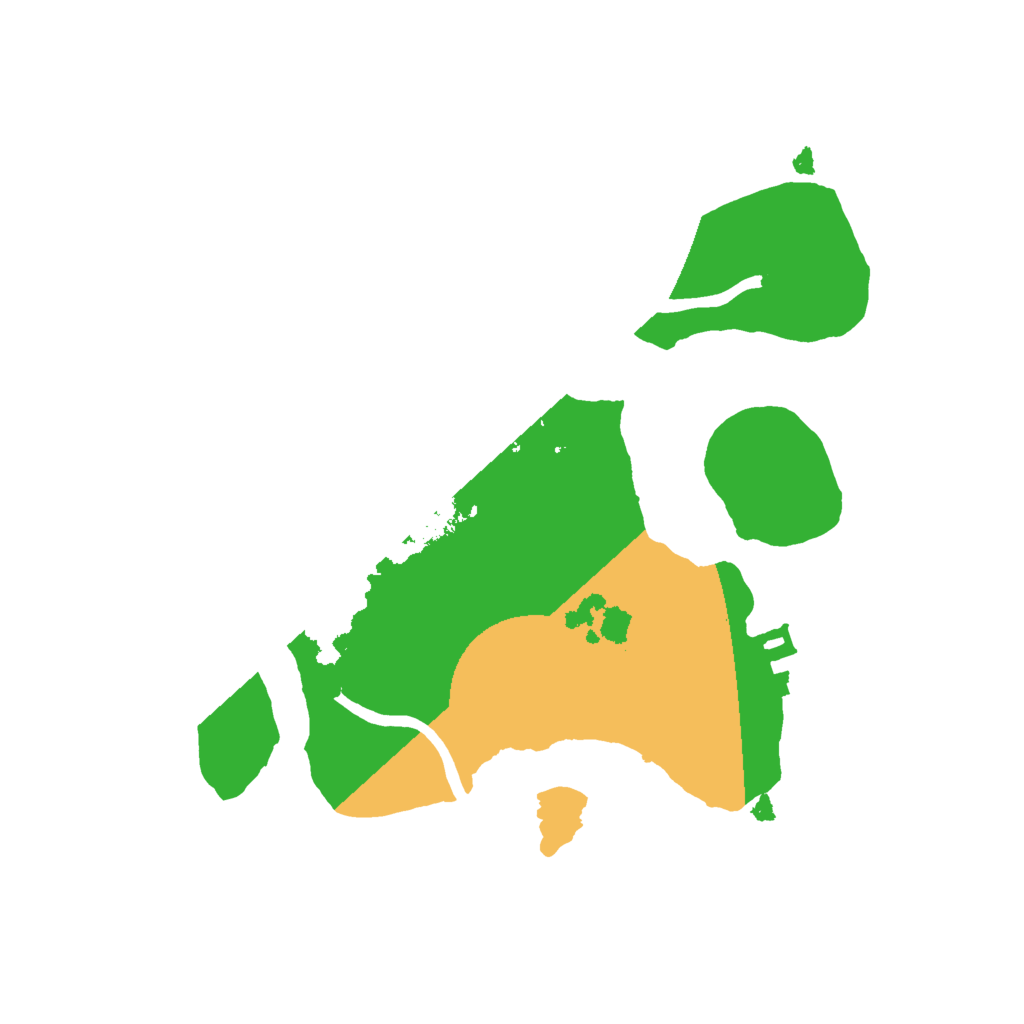 Biome Rust Map: Procedural Map, Size: 2000, Seed: 10341