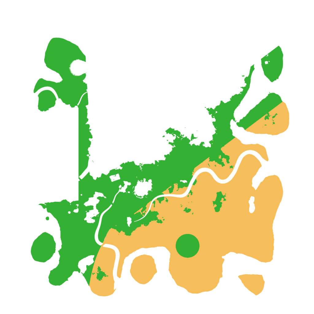 Biome Rust Map: Procedural Map, Size: 3500, Seed: 2062939