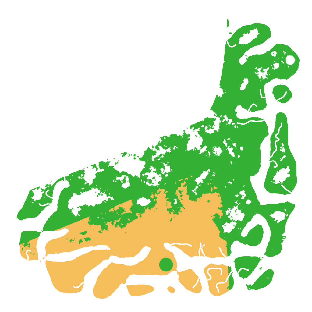 Biome Rust Map: Procedural Map, Size: 6000, Seed: 634975612