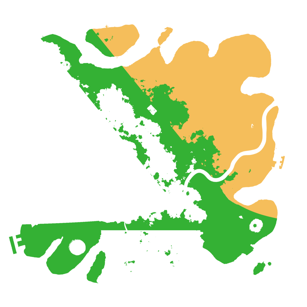 Biome Rust Map: Procedural Map, Size: 3500, Seed: 1902278
