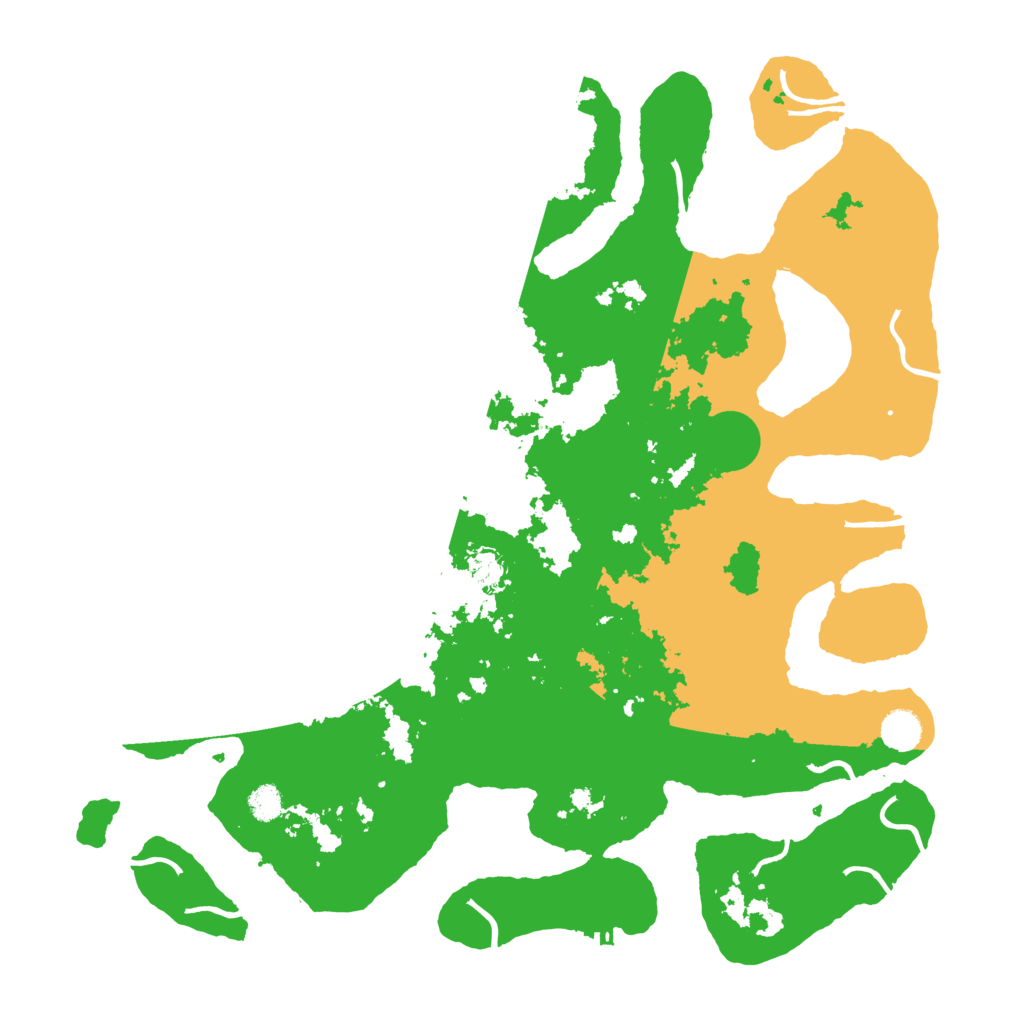 Biome Rust Map: Procedural Map, Size: 4500, Seed: 2051958904